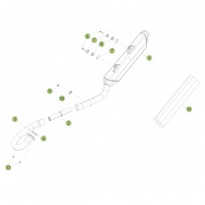 Beta RR480 Racing 15 Auspuffsystem