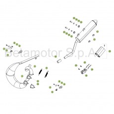 Beta RR50 16 Auspuffsystem