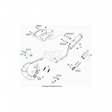 Beta RR50 20 Auspuffsystem