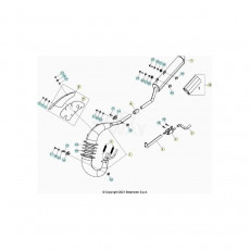 Beta RR50 23 Auspuffsystem