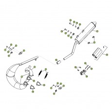 Beta RR50 Factory 15 Auspuffsystem