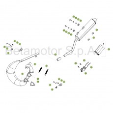 Beta RR50 Sport 16 Auspuffsystem