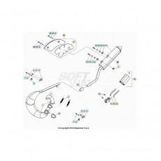 Beta RR50RC 20 Auspuffsystem
