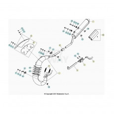 Beta RR50RC 21 Auspuffsystem