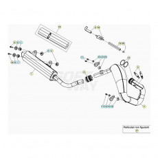Beta Xtrainer250 21 Auspuffsystem