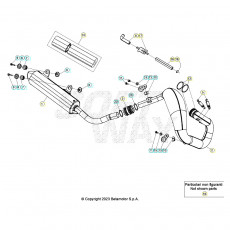 Beta Xtrainer250 25 Auspuffsystem