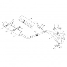 Beta RR300 16 Auspuffsystem 1