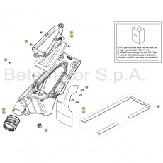 Beta EVO125 17 Luftfilterkasten