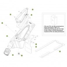 Beta  EVO125 Factory 14 Luftfilterkasten