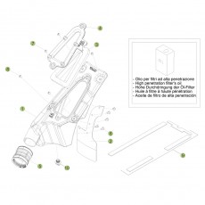 Beta  EVO125 Factory 15 Luftfilterkasten