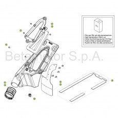 Beta  EVO125 Factory 17 Luftfilterkasten