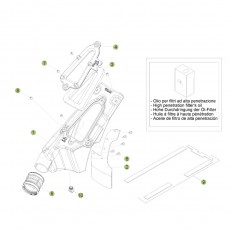 Beta EVO250 Factory 13 Luftfilterkasten