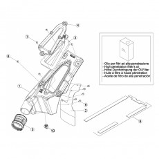 Beta EVO250 12 Luftfilterkasten
