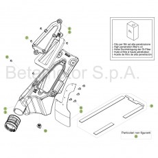 Beta EVO300 SS 17 Luftfilterkasten