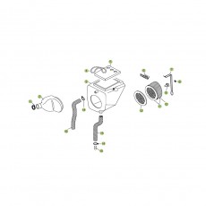 Beta RE125 09 Luftfilterkasten