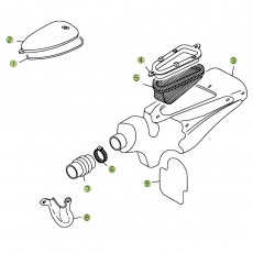 Beta REV3 200 06 Luftfilterkasten