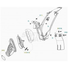 Beta RR250 20 Luftfilterkasten
