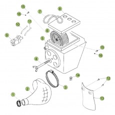 Beta RR50 Factory 15 Luftfilterkasten