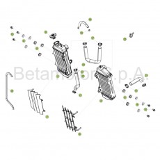 Beta RR50 Racing 16 Kühlsystem