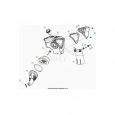 Beta RR50 Street Track 23 Luftfilterkasten