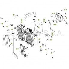 Beta 125 LC 17 Kühlsystem