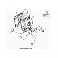 Beta EVO125 20 Kühlsystem