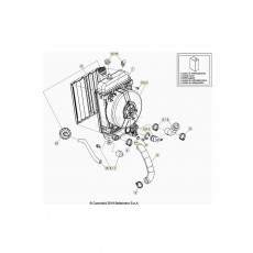 Beta  EVO250 Factory 20 Kühlsystem