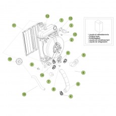 Beta EVO300 4T 10 Kühlsystem