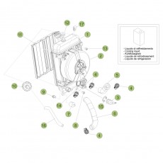 Beta EVO300 Factory 4T 16 Kühlsystem