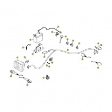 Beta RE125 09 Kabelstrang 1