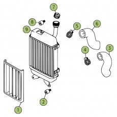 Beta REV250 4T 08 Kühlsystem
