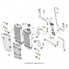 Beta RR125 19 Kühlsystem