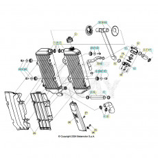 Beta RR125 25 Kühlsystem