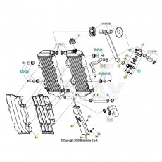 Beta RR125 27 Kühlsystem
