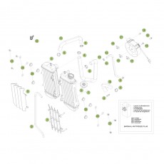 Beta RR125 LC 14-15 Kühlsystem