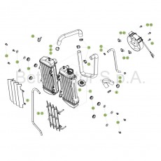 Beta RR125 LC 16 Kühlsystem