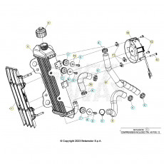 Beta RR125 LC T 23 Kühlsystem