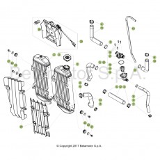 Beta RR250 18 Kühlsystem