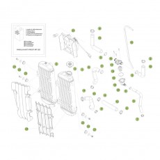 Beta RR250 2T 14 Kühlsystem