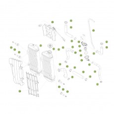 Beta RR250 2T Racing 16 Kühlsystem