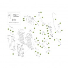 Beta RR350 EFI 15 Kühlsystem