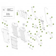 Beta RR350 Racing 15 Kühlsystem