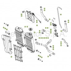 Beta RR390 Racing 18 Kühlsystem