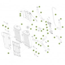 Beta RR480 Racing 16 Kühlsystem