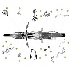 Beta EVO250 4T 11 Kabelstrang