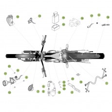 Beta EVO250 4T 15 Kabelstrang