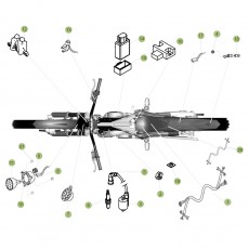 Beta EVO300 4T 09 Kabelstrang