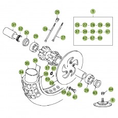 Beta EVO80 11 Vorderrad