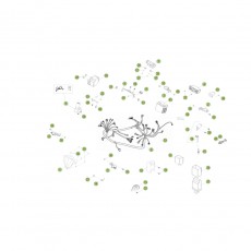 Beta RE125 13-14 Kabelstrang