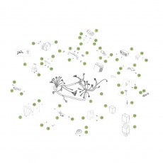 Beta RE125 15 Kabelstrang